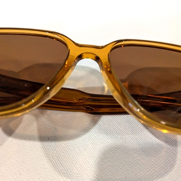Chloé CE761S Oversized Square 52mm Sunglasses Brick Gold Pearl main image 12